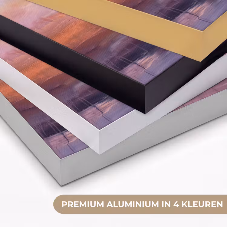 Art Frame - Abstract - Landschap - Modern - Paars - Oranje — 5
