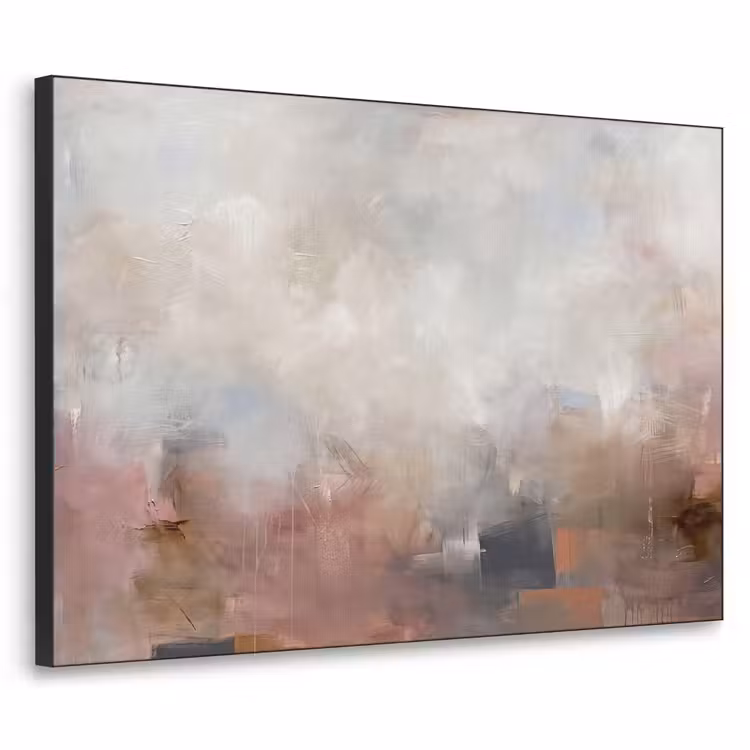 Art Frame - Abstract - Vloeiend - Kunst - Modern - Beige — 1