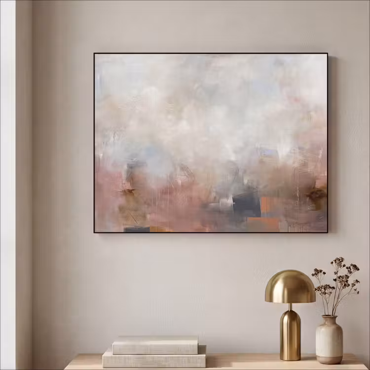 Art Frame - Abstract - Vloeiend - Kunst - Modern - Beige — 3