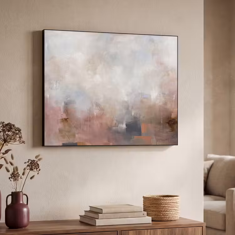 Art Frame - Abstract - Vloeiend - Kunst - Modern - Beige — 4