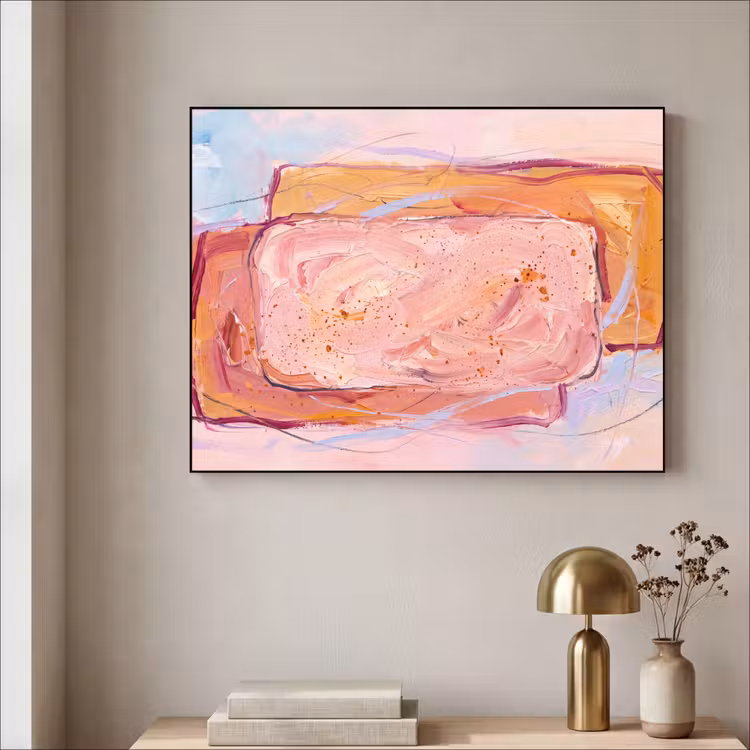 Art Frame - Abstract - Vormen - Modern - Roze — 3