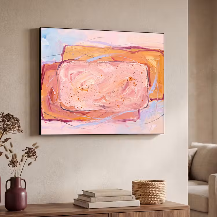 Art Frame - Abstract - Vormen - Modern - Roze — 4