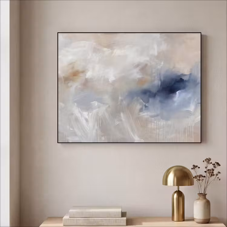 Art Frame - Abstract - Wolken - Sfeer - Modern - Beige — 3