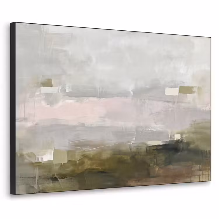 Art Frame - Abstract - Gelaagd - Kunst - Modern - Grijs-Groen — 1