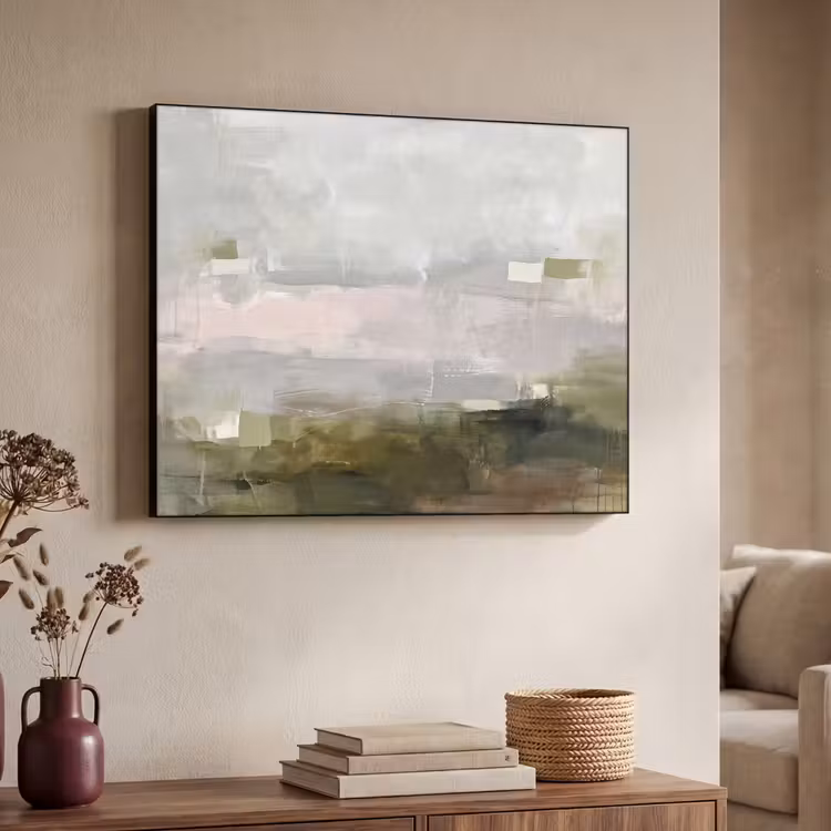Art Frame - Abstract - Gelaagd - Kunst - Modern - Grijs-Groen — 4