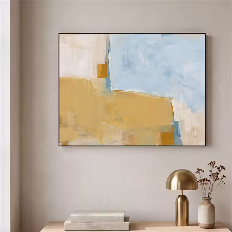 Art Frame - Abstract - Kleuren - Kunst - Modern - Blauw — 3