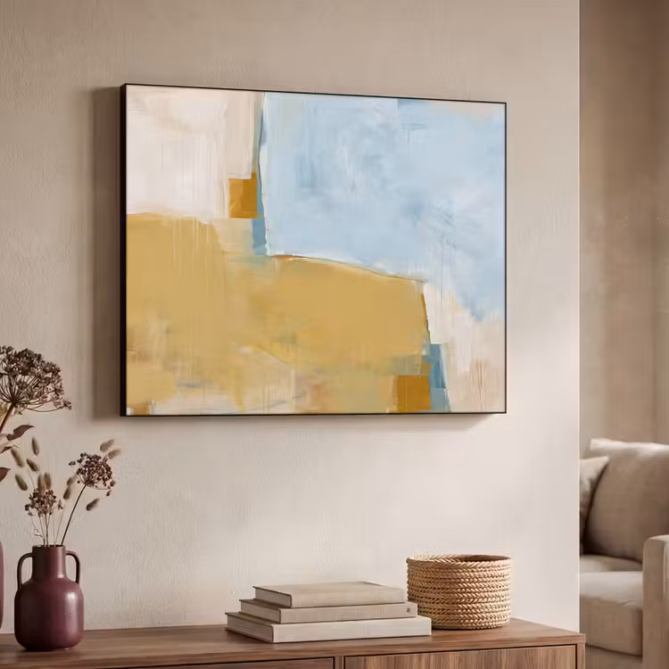 Art Frame - Abstract - Kleuren - Kunst - Modern - Blauw — 4