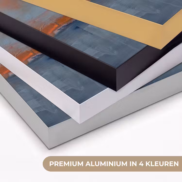 Art Frame - Abstract - Kleuren - Modern - Oranje - Grijs — 5