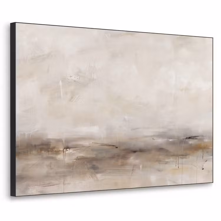 Art Frame - Abstrakt - Landschap - Modern - Beige - Kunst — 1
