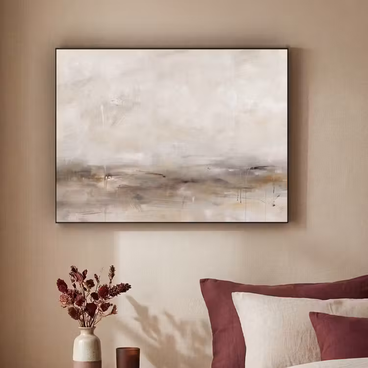 Art Frame - Abstrakt - Landschap - Modern - Beige - Kunst — 2