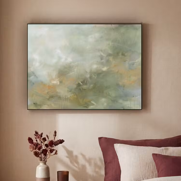 Art Frame - Abstract - Groen - Beige - Modern - Kunst — 2