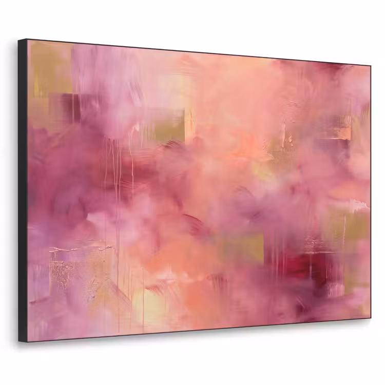 Art Frame - Abstract - Kleuren - Modern - Roze - Paars — 1