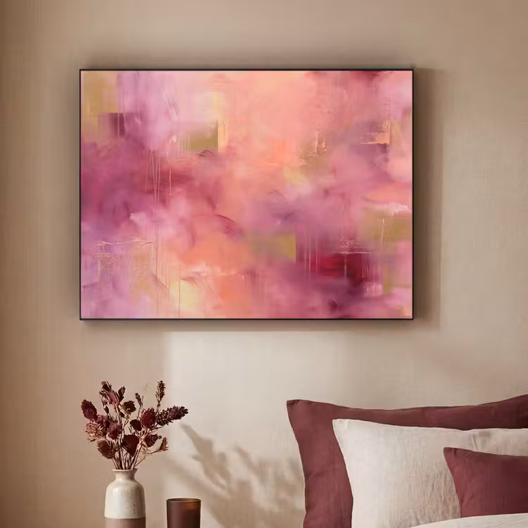 Art Frame - Abstract - Kleuren - Modern - Roze - Paars — 2