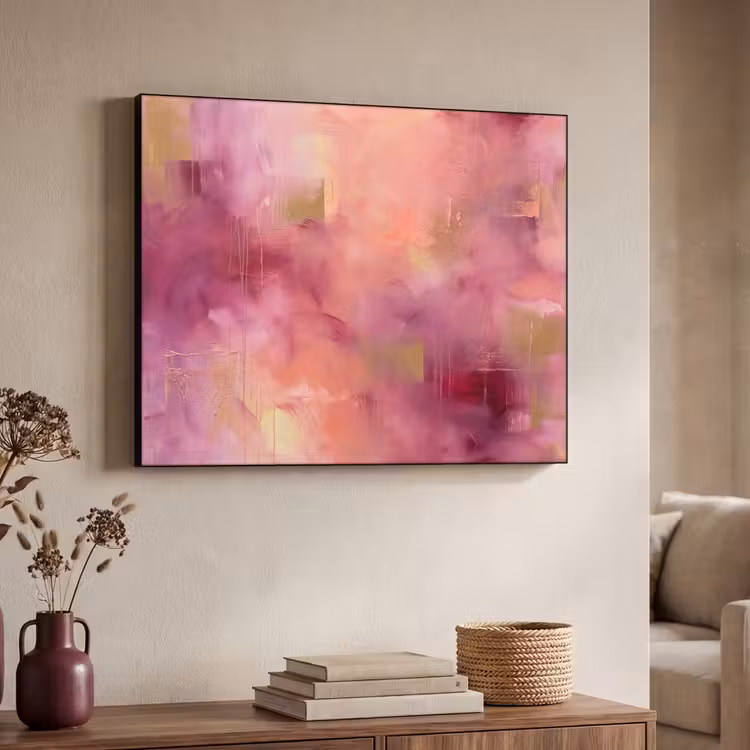 Art Frame - Abstract - Kleuren - Modern - Roze - Paars — 4