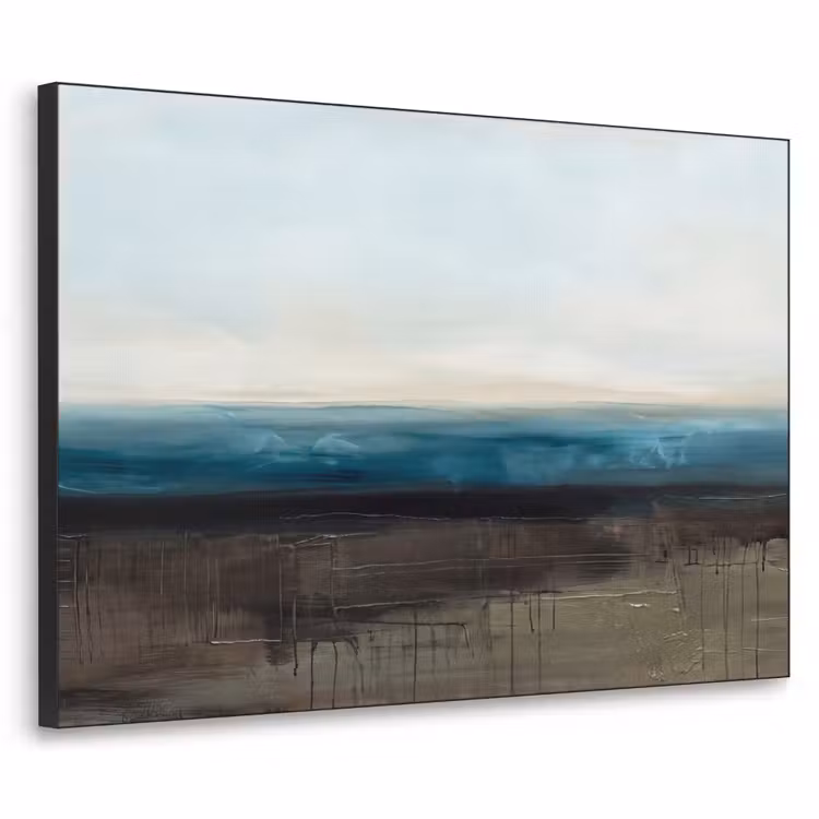 Art Frame - Abstract - Landschap - Horizon - Blauw - Modern — 1