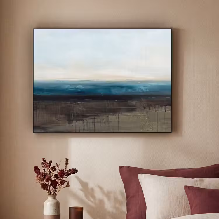 Art Frame - Abstract - Landschap - Horizon - Blauw - Modern — 2