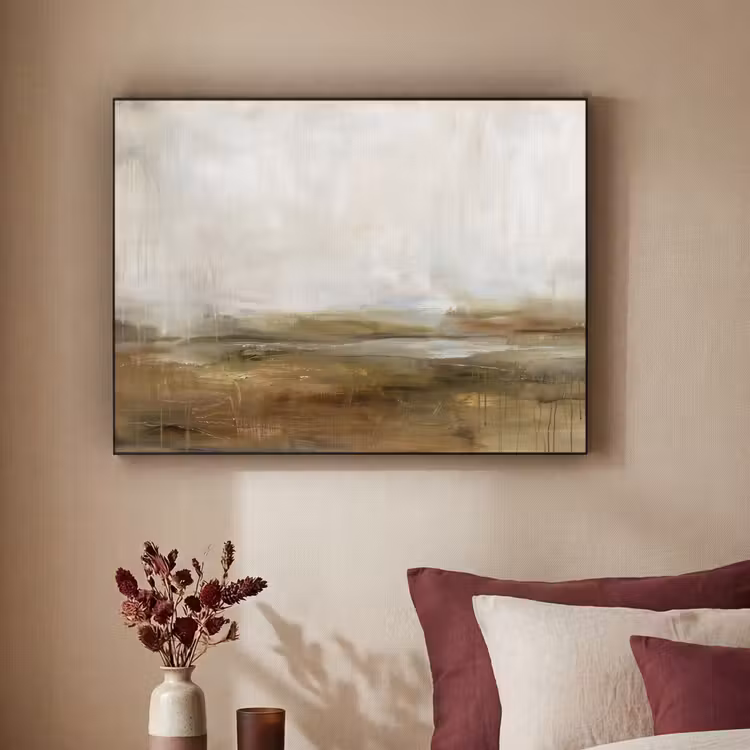 Art Frame - Abstract - Landschap - Natuur - Beige - Bruin — 2