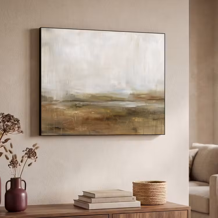 Art Frame - Abstract - Landschap - Natuur - Beige - Bruin — 4
