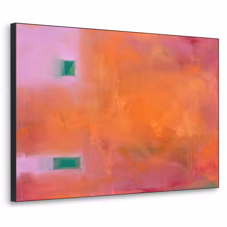 Art Frame - Abstract - Vlakken - Kunst - Modern - Oranje — 1