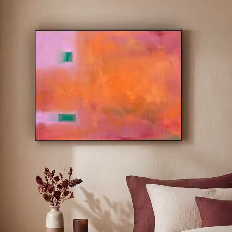 Art Frame - Abstract - Vlakken - Kunst - Modern - Oranje — 2