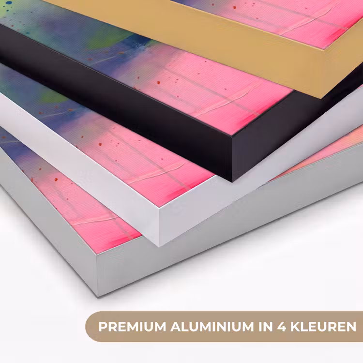 Art Frame - Abstract - Kleuren - Modern - Groen - Roze — 5