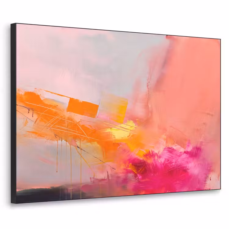 Art Frame - Abstract - Kleurrijk - Modern - Roze — 1