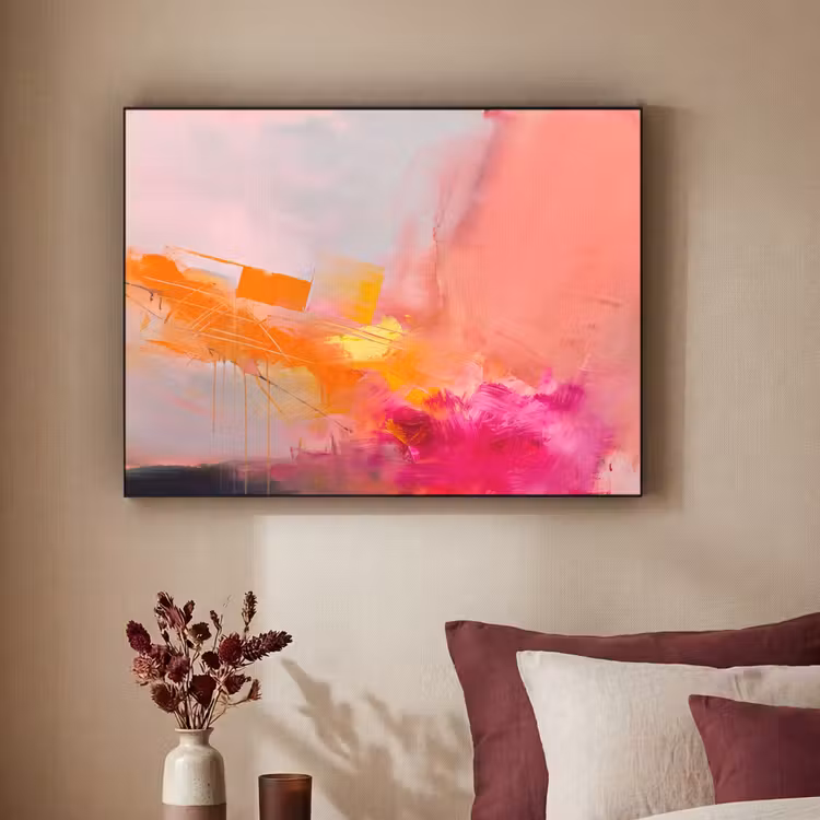 Art Frame - Abstract - Kleurrijk - Modern - Roze — 2