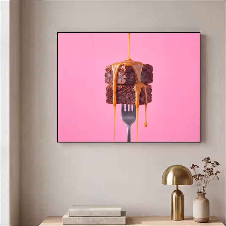 Art Frame - Brownie - Karamel - Eten — 3