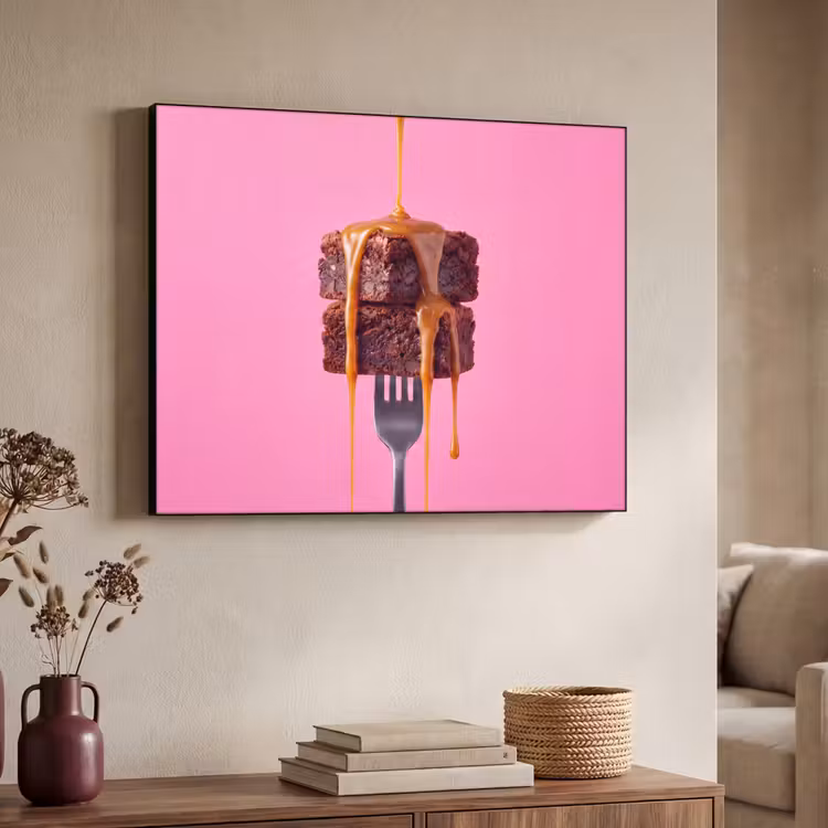 Art Frame - Brownie - Karamel - Eten — 4