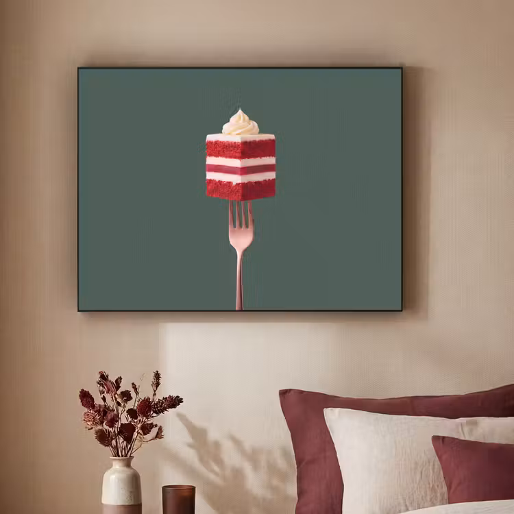 Art Frame - Cake - Vork - Rood — 2