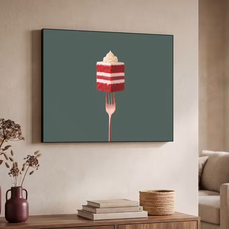 Art Frame - Cake - Vork - Rood — 4