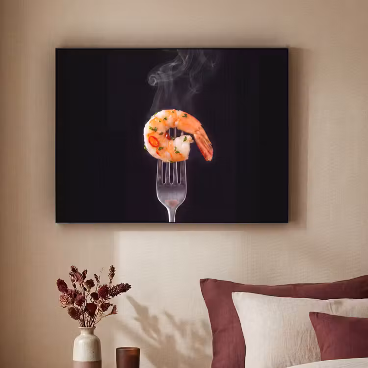 Art Frame - Eten - Garnaal - Vork — 2