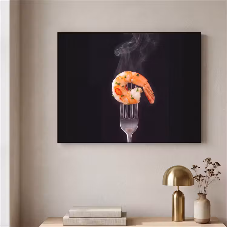 Art Frame - Eten - Garnaal - Vork — 3