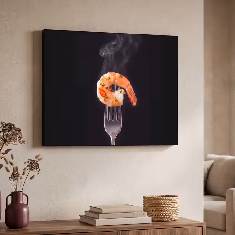 Art Frame - Eten - Garnaal - Vork — 4