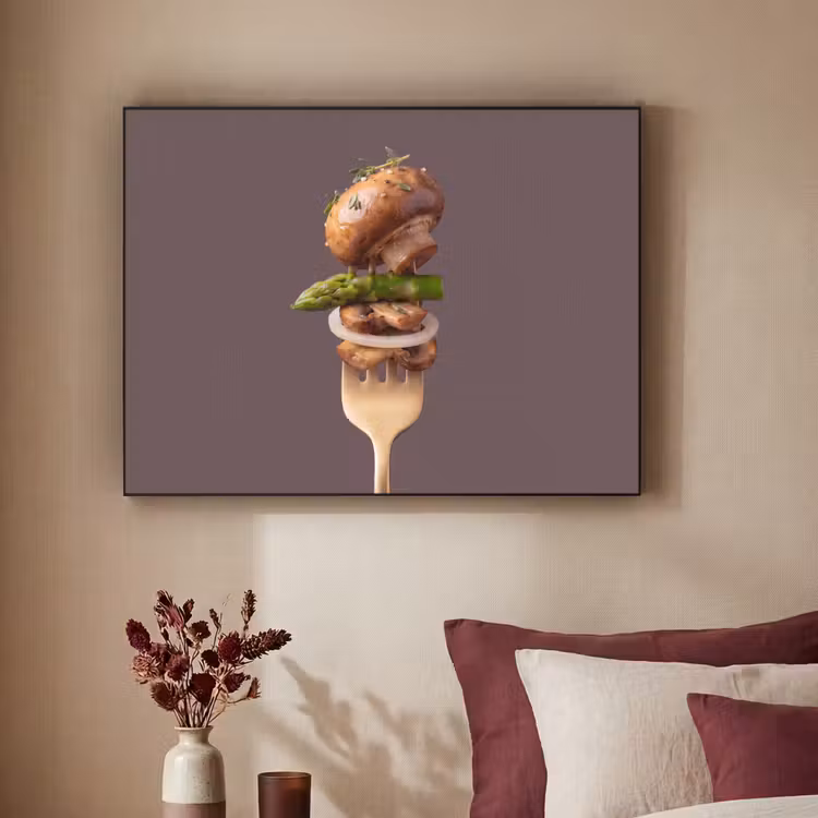 Art Frame - Eten - Gestapeld - Vork — 2