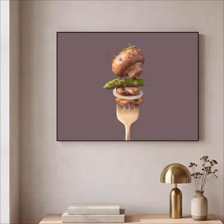 Art Frame - Eten - Gestapeld - Vork — 3