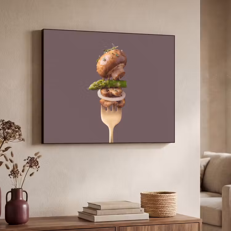 Art Frame - Eten - Gestapeld - Vork — 4