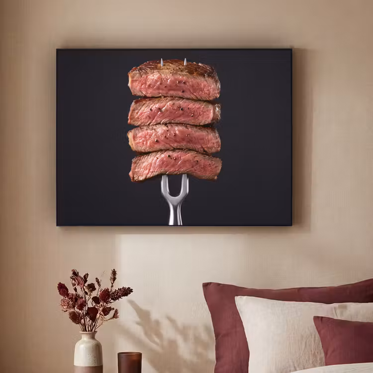 Art Frame - Eten - Rosé - Vork — 2