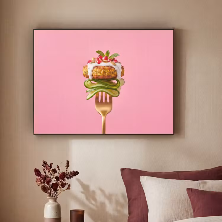 Art Frame - Eten - Vork - Roze — 2