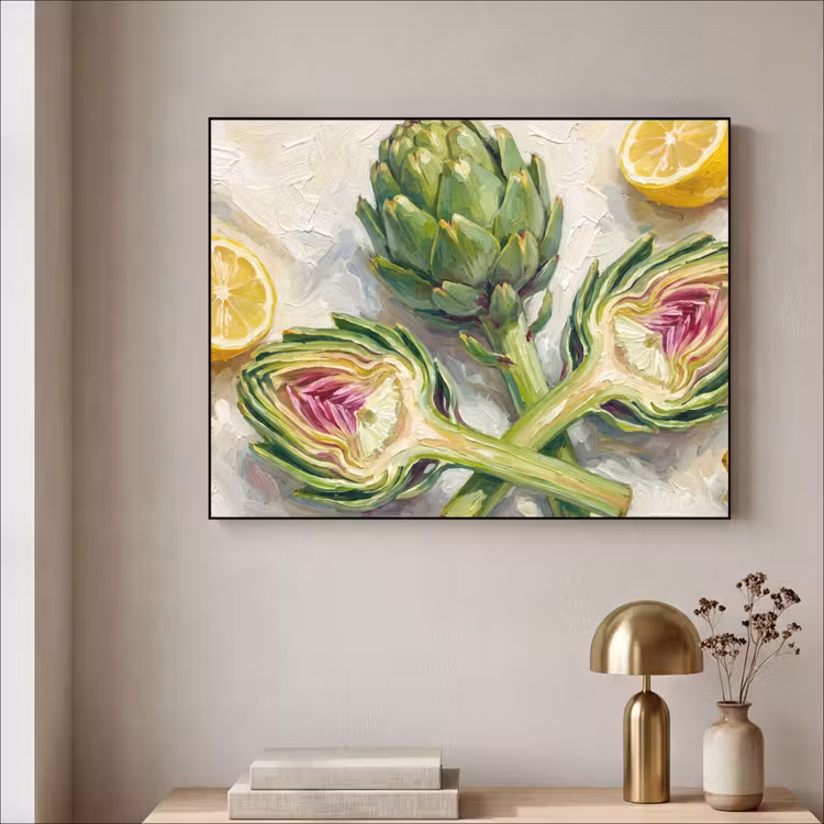 Art Frame - Artisjok - Citroen - Eten — 3