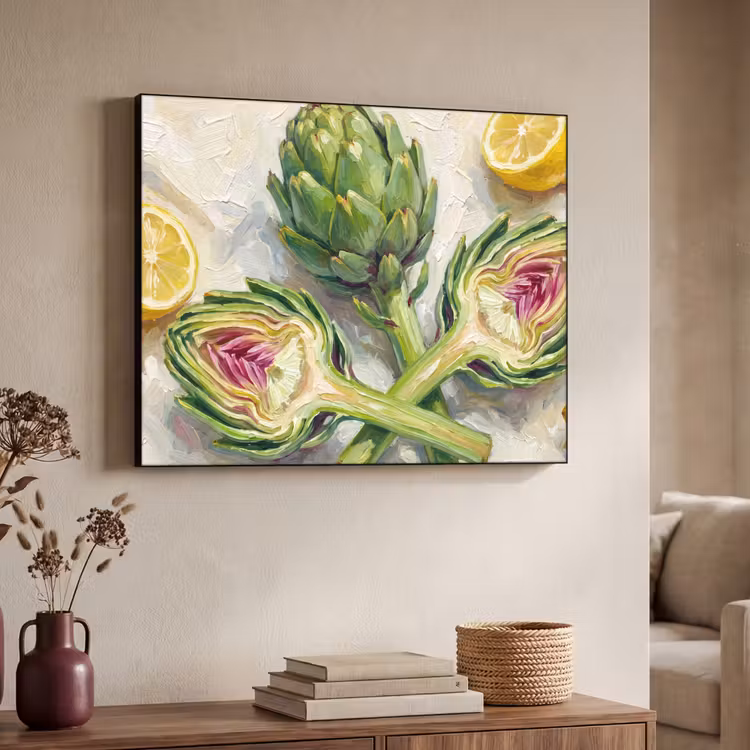Art Frame - Artisjok - Citroen - Eten — 4