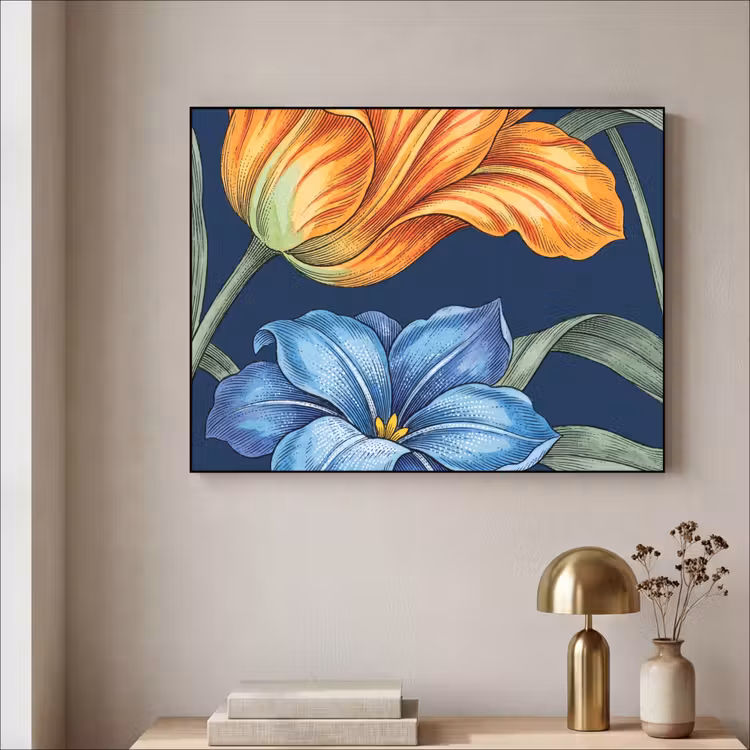 Art Frame - Bloemen - Botanisch - Patroon — 3