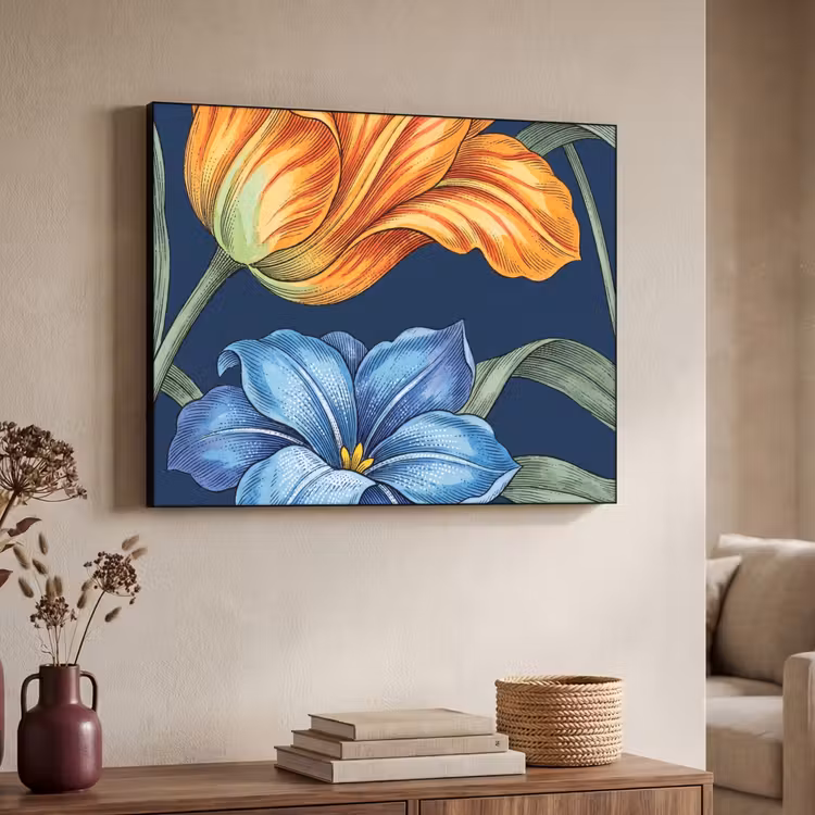 Art Frame - Bloemen - Botanisch - Patroon — 4