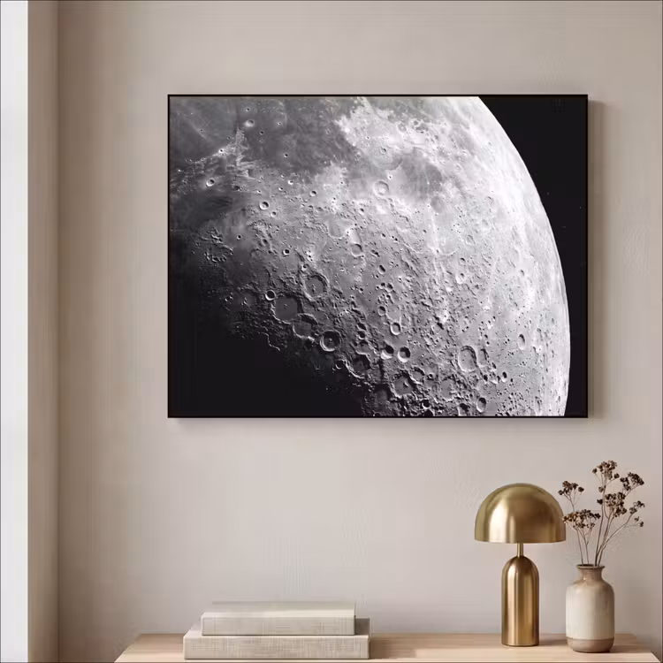 Art Frame - Maan - Kraters - Ruimte — 3