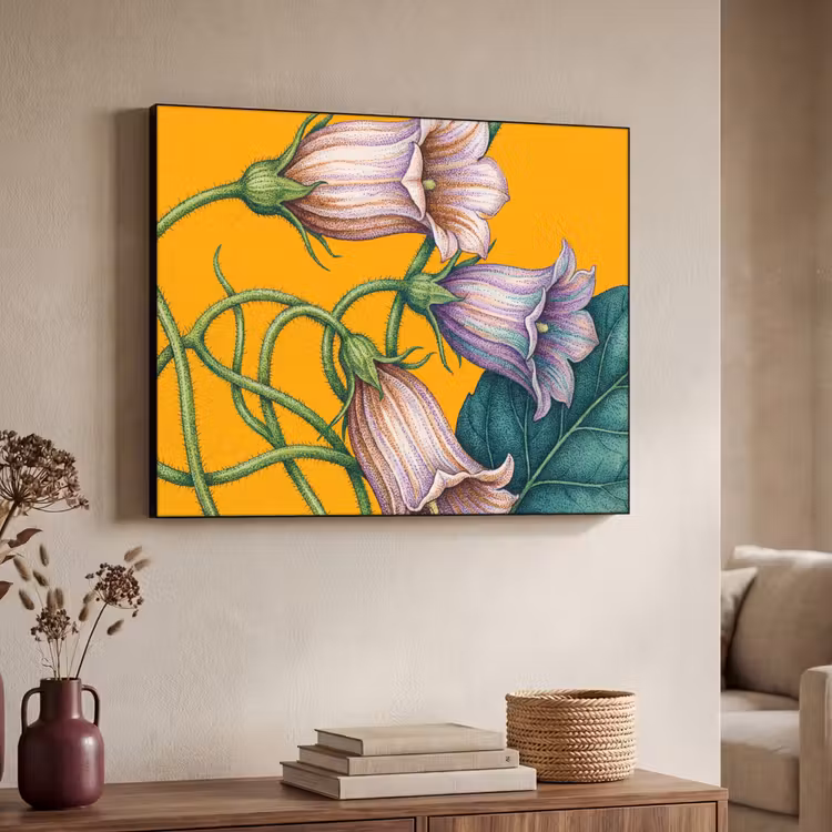 Art Frame - Bloemen - Botanisch - Geel — 4