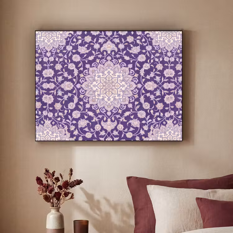 Art Frame - Patroon - Medallion - Oosters - Paars - Decoratie — 2