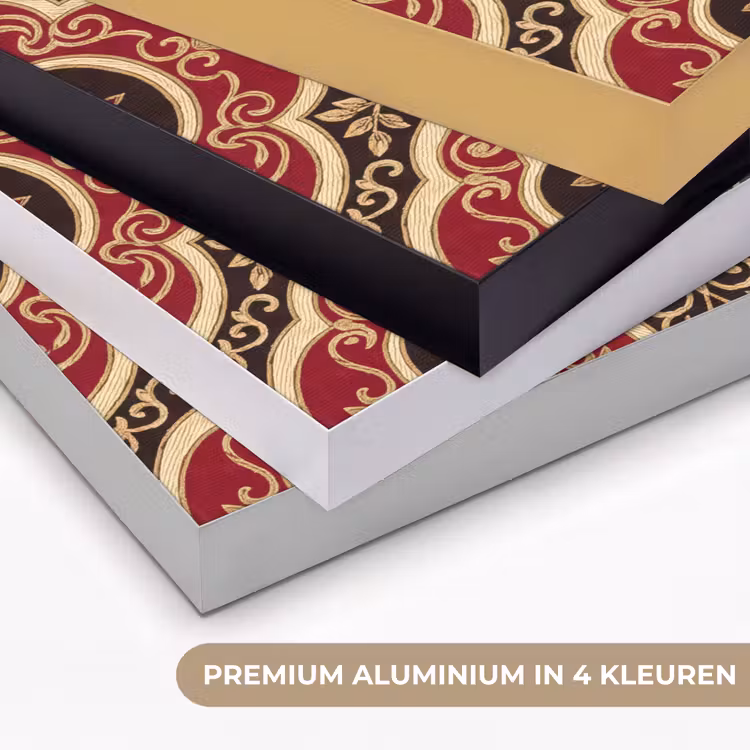 Art Frame - Patroon - Ornament - Barok - Rood - Goud — 5
