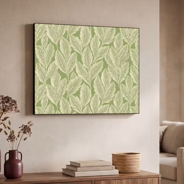 Art Frame - Groen - Botanisch - Bladeren - Vintage - Patroon — 4
