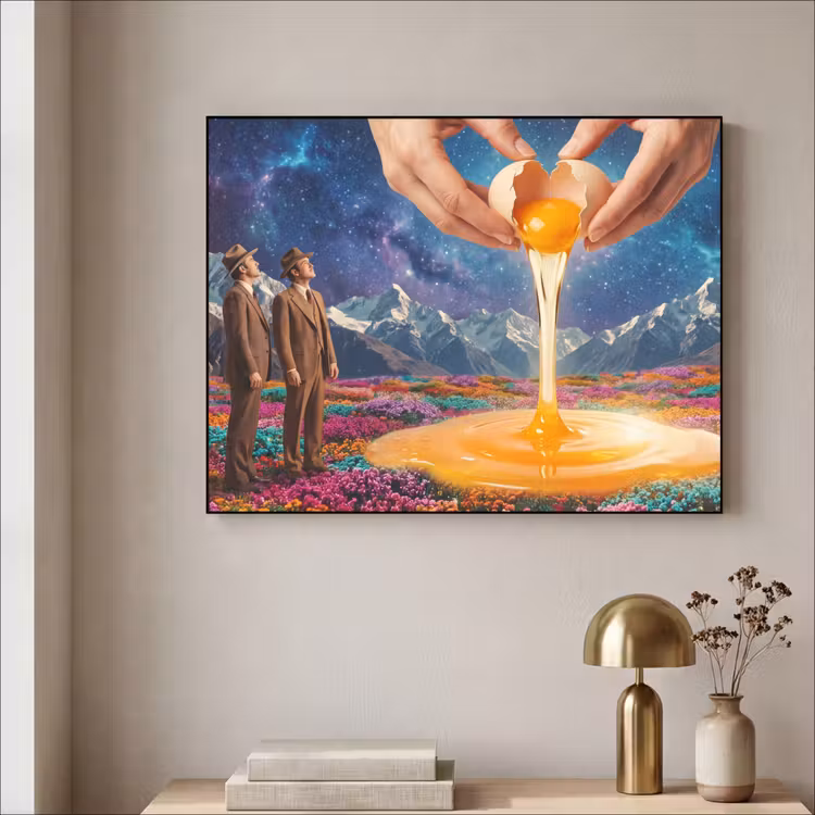 Art Frame - Handen - Ei - Surrealisme — 3