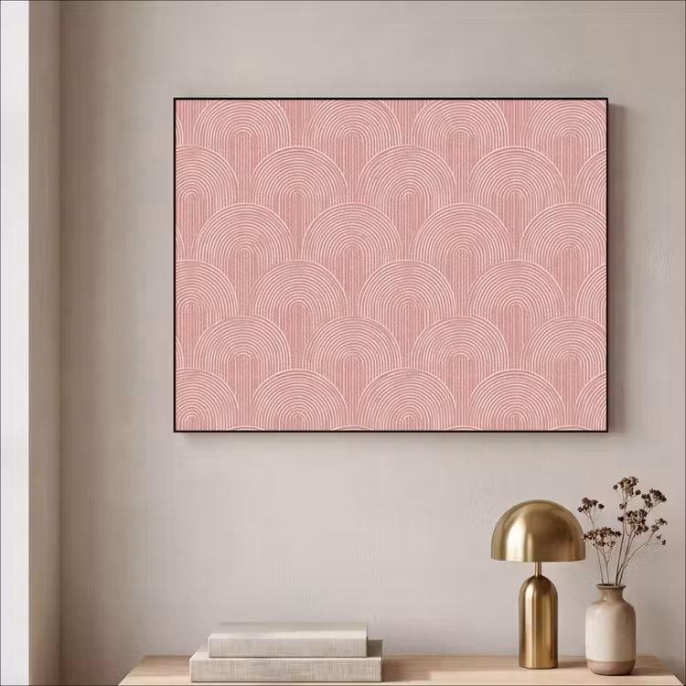 Art Frame - Oudroze - Bogen - Deco - Lijnen — 3